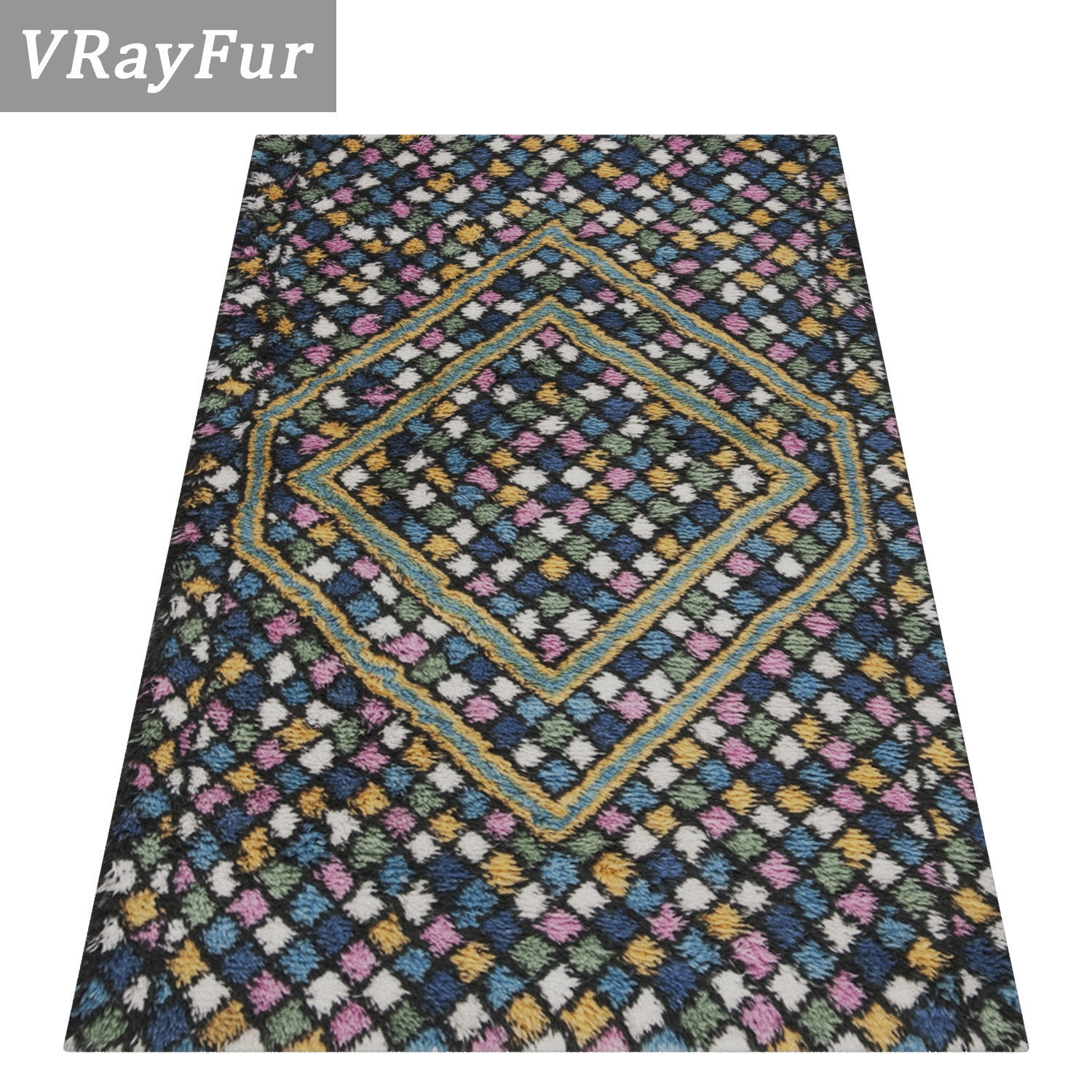 Rug Set 2351 3D model_2