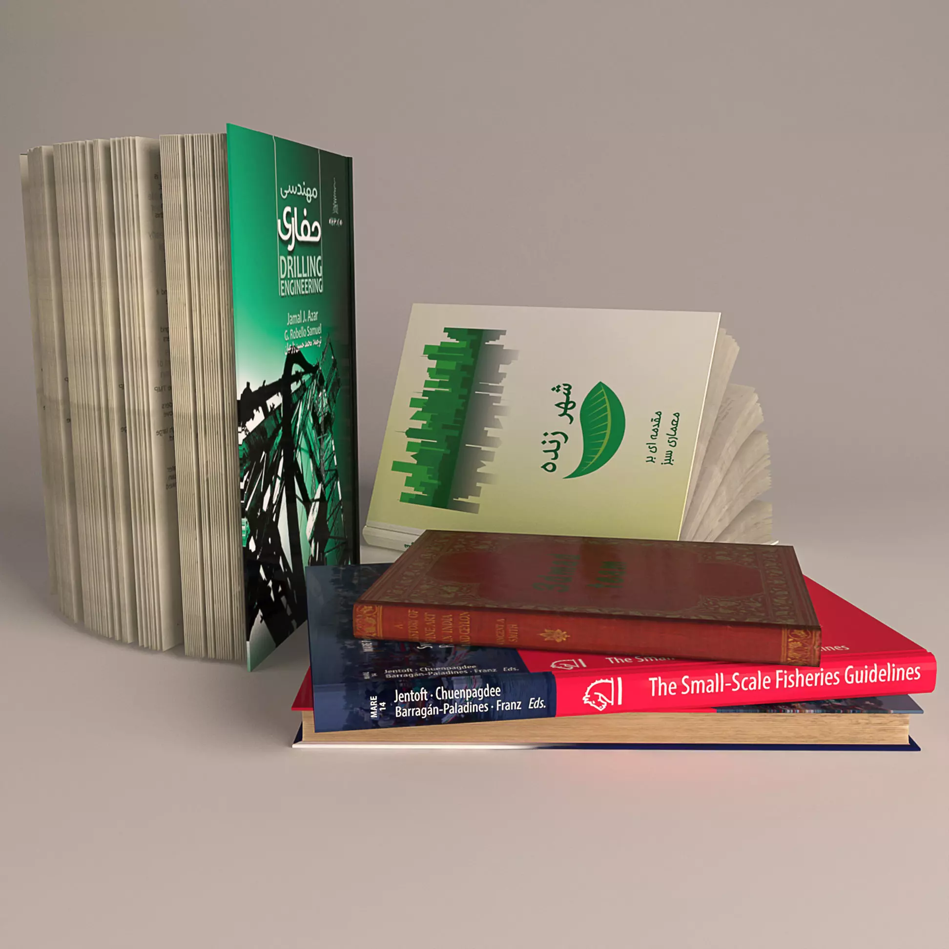 books 001 Free 3D model