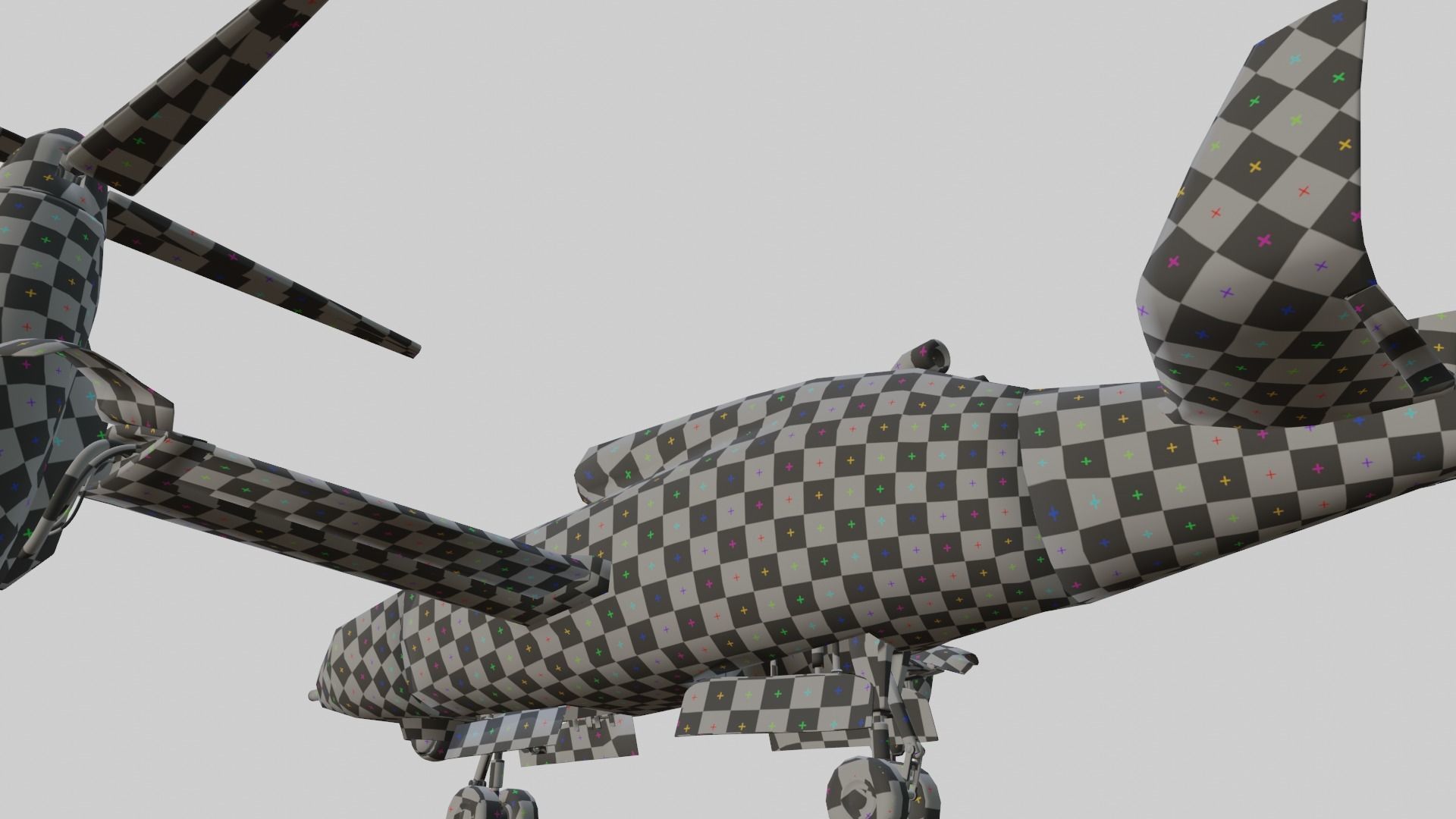 Bell TR 911 X - Eagle Eye - TILT ROTOR UAV - Low-poly 3D model_23