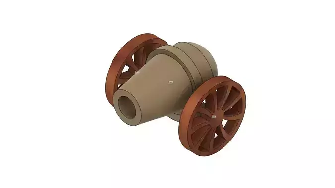 War Canon 3D print model