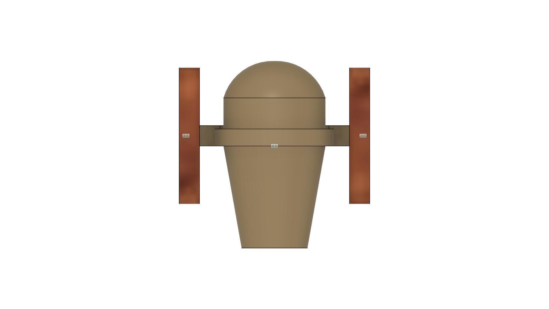 War Canon 3D print model_10