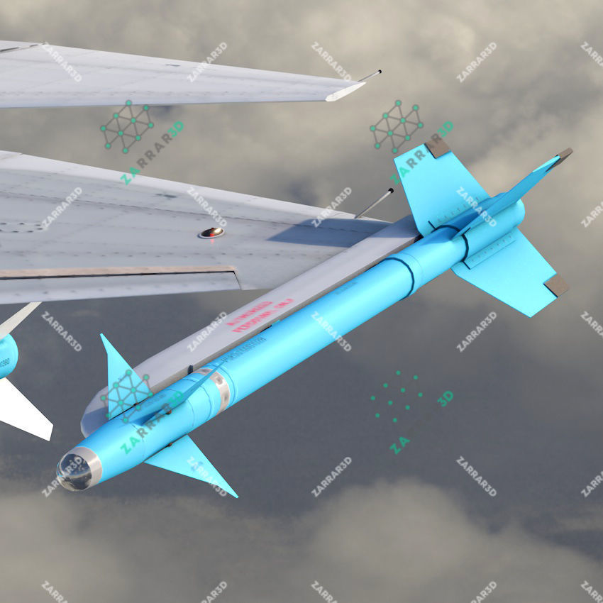 JF-17 Thunder Pakistan 2x Color Schemes Rigged Low-poly 3D model_15