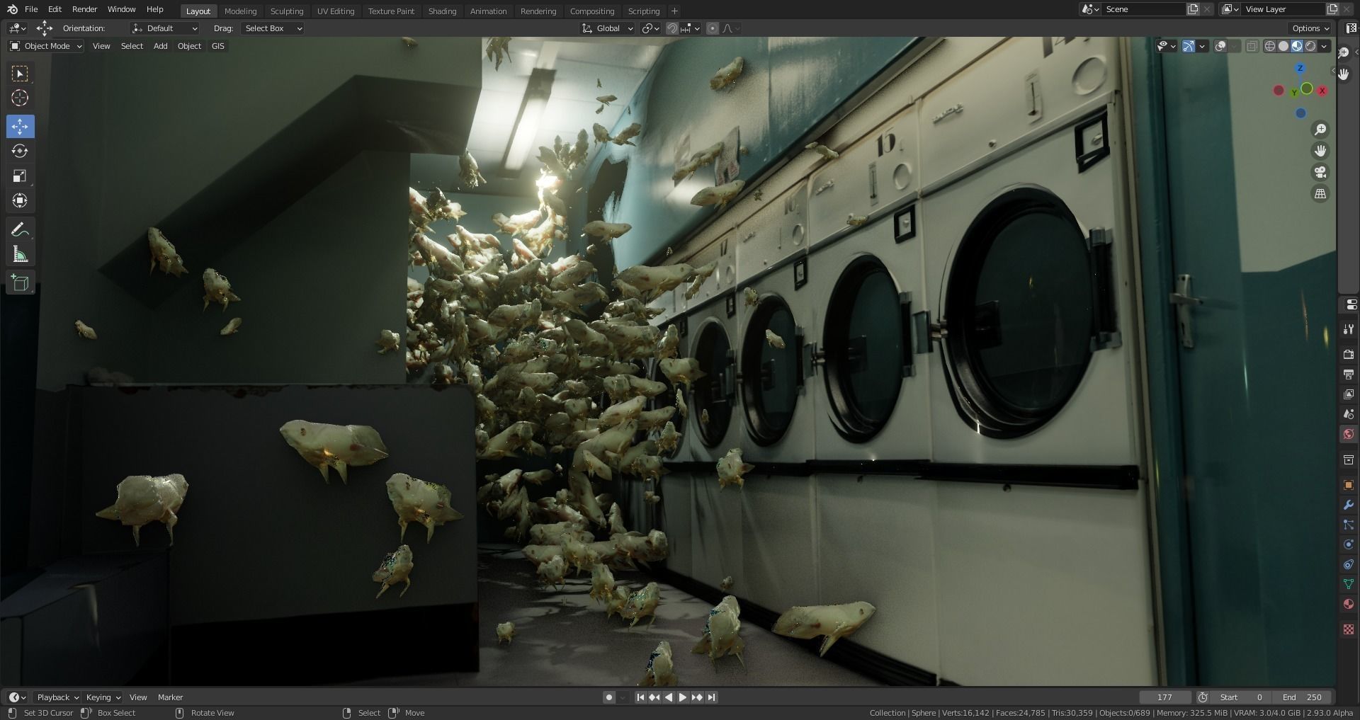 100 animated monster Low-poly 3D model_8