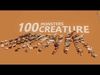 100 animated monster Low-poly 3D model_1