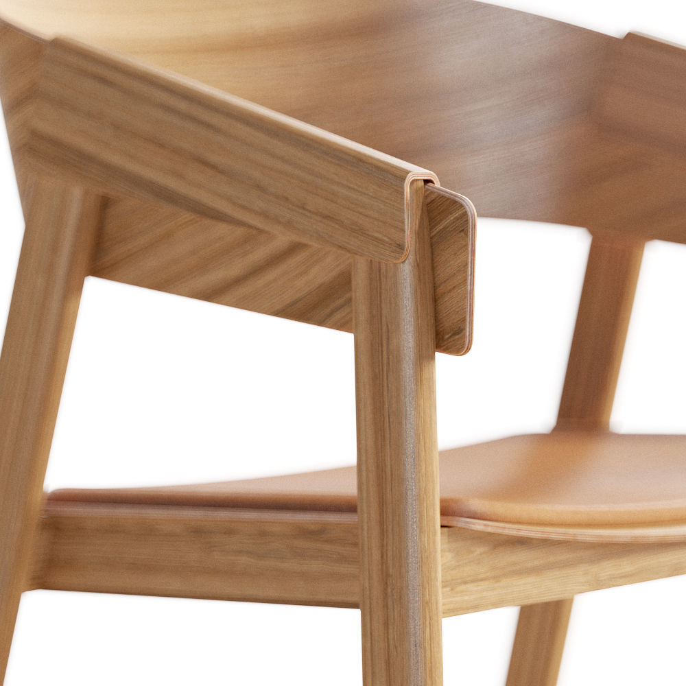 Cover chair Split table Muuto Design 3D model_7