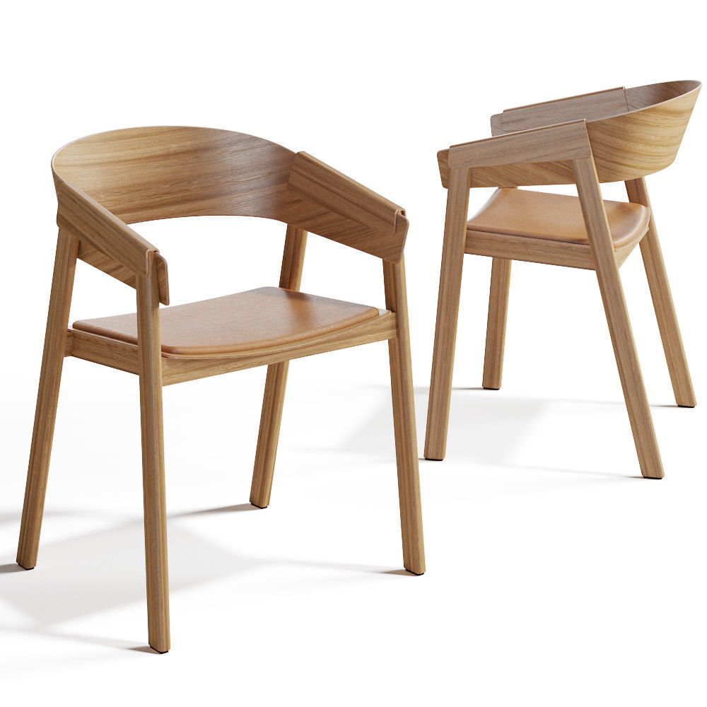 Cover chair Split table Muuto Design 3D model_5