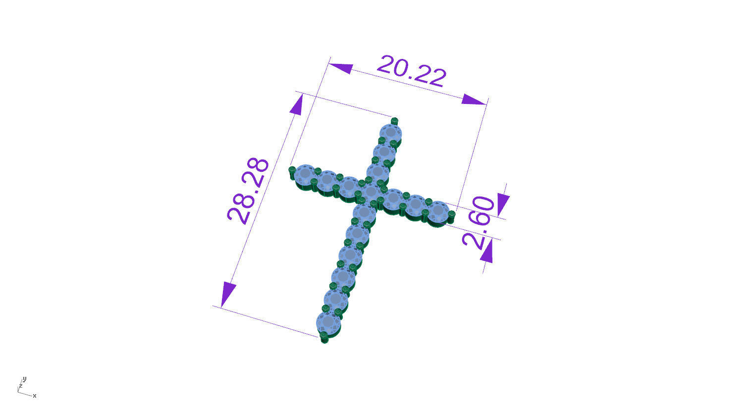 Cross KR 18 3D print model_1