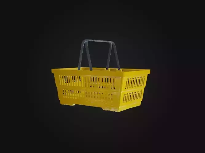 Plastic Shopping Basket 