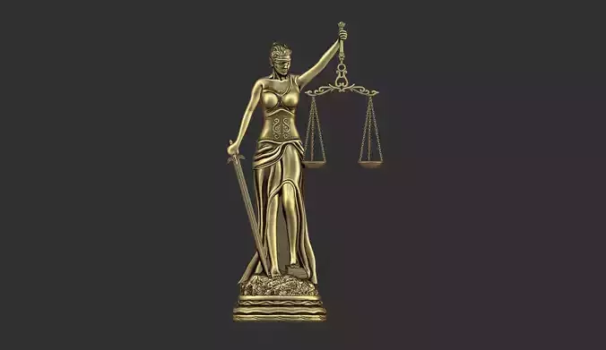 Themis bas relief 3D print model