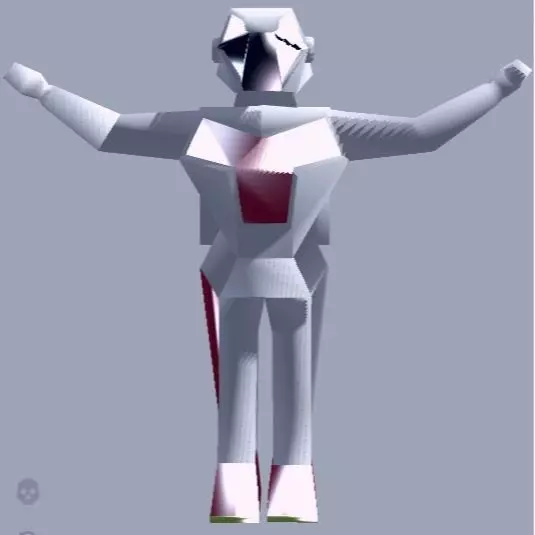 Astro Soldier Game Ready Low-poly 3D model_0