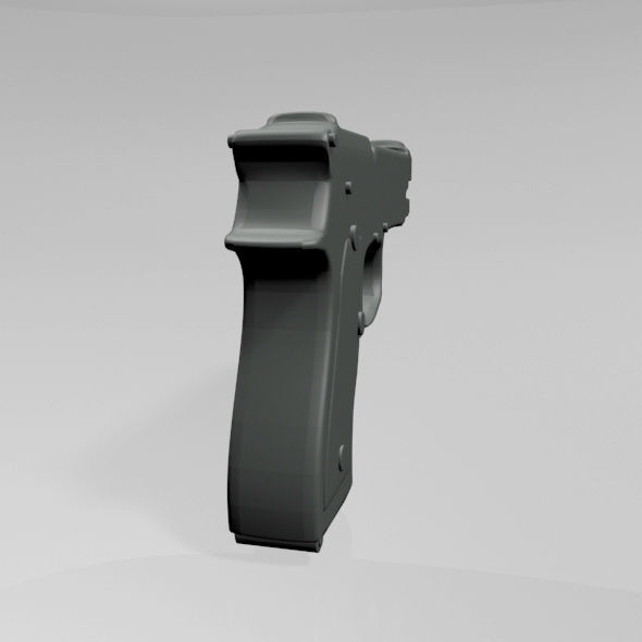 Gun 01 3D model_15