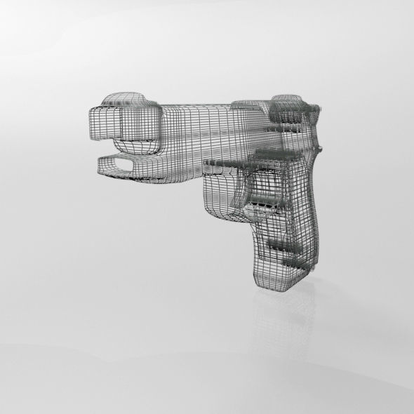 Gun 01 3D model_17
