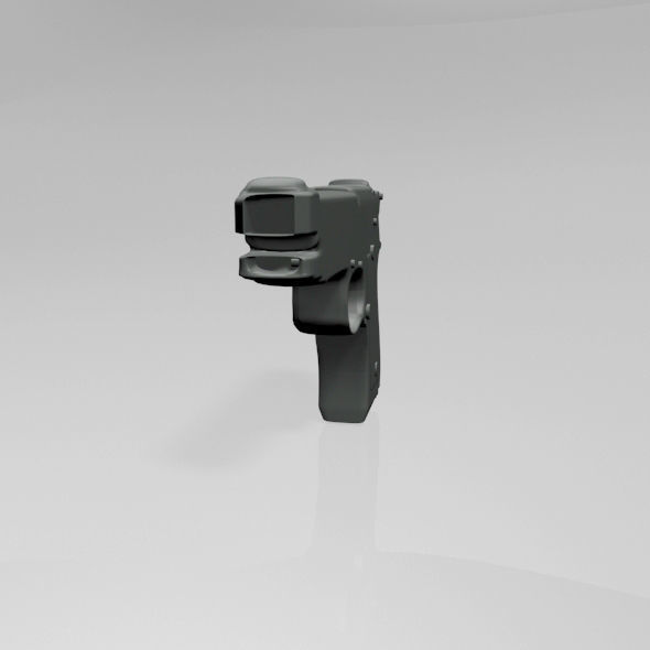 Gun 01 3D model_7