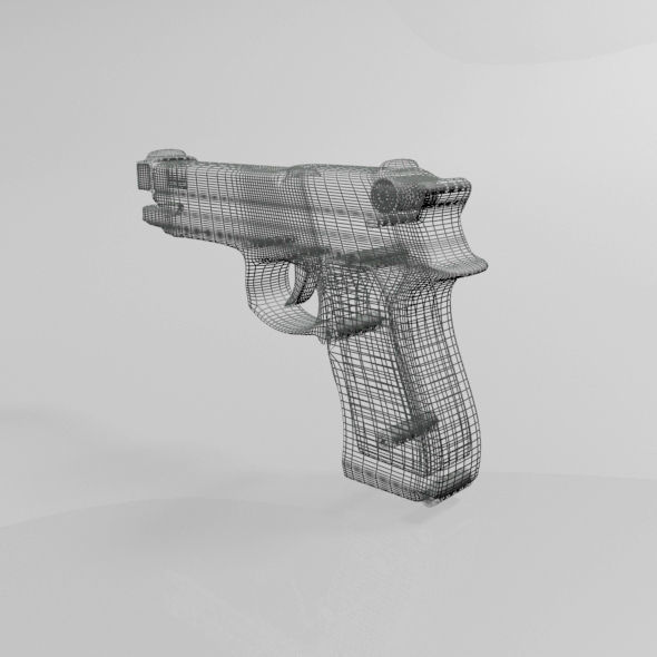 Gun 01 3D model_20