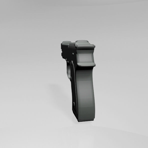 Gun 01 3D model_2