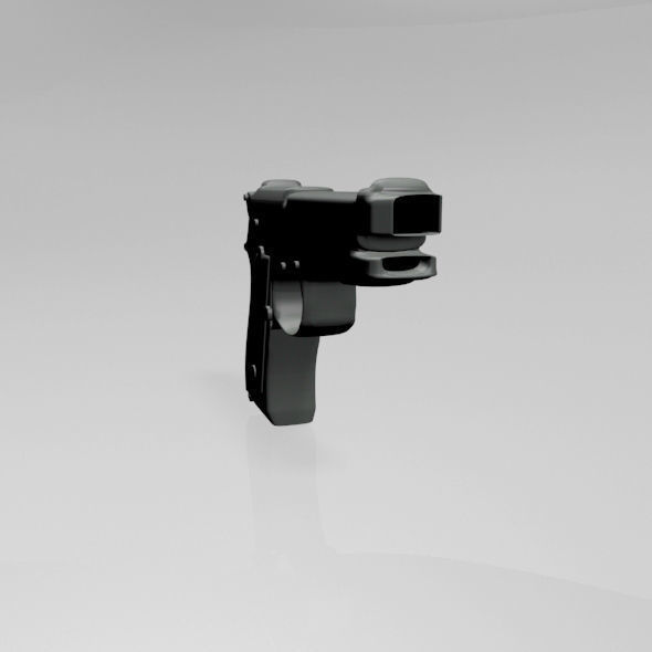 Gun 01 3D model_8
