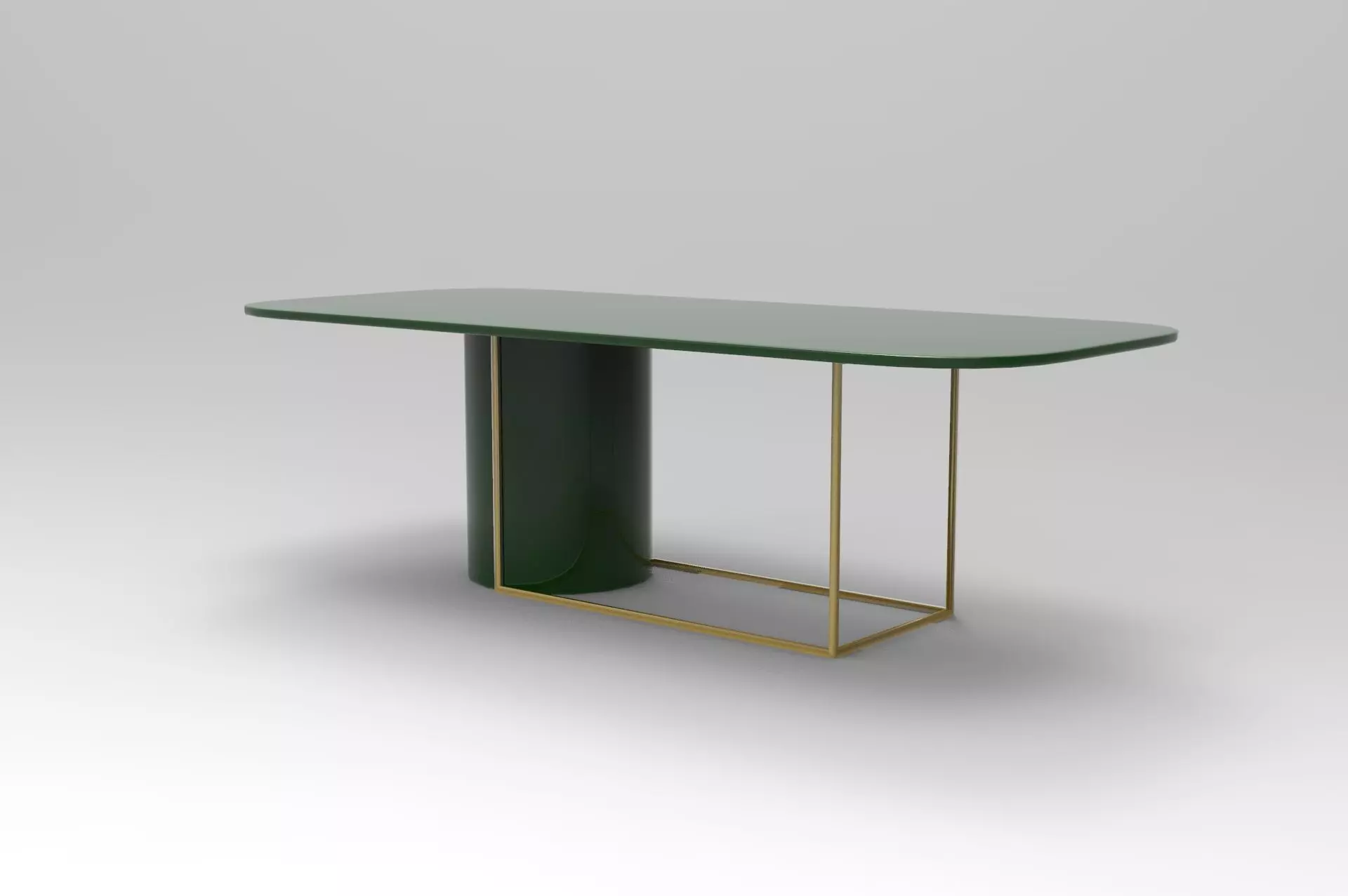 Dinning Table Low-poly 3D model_0
