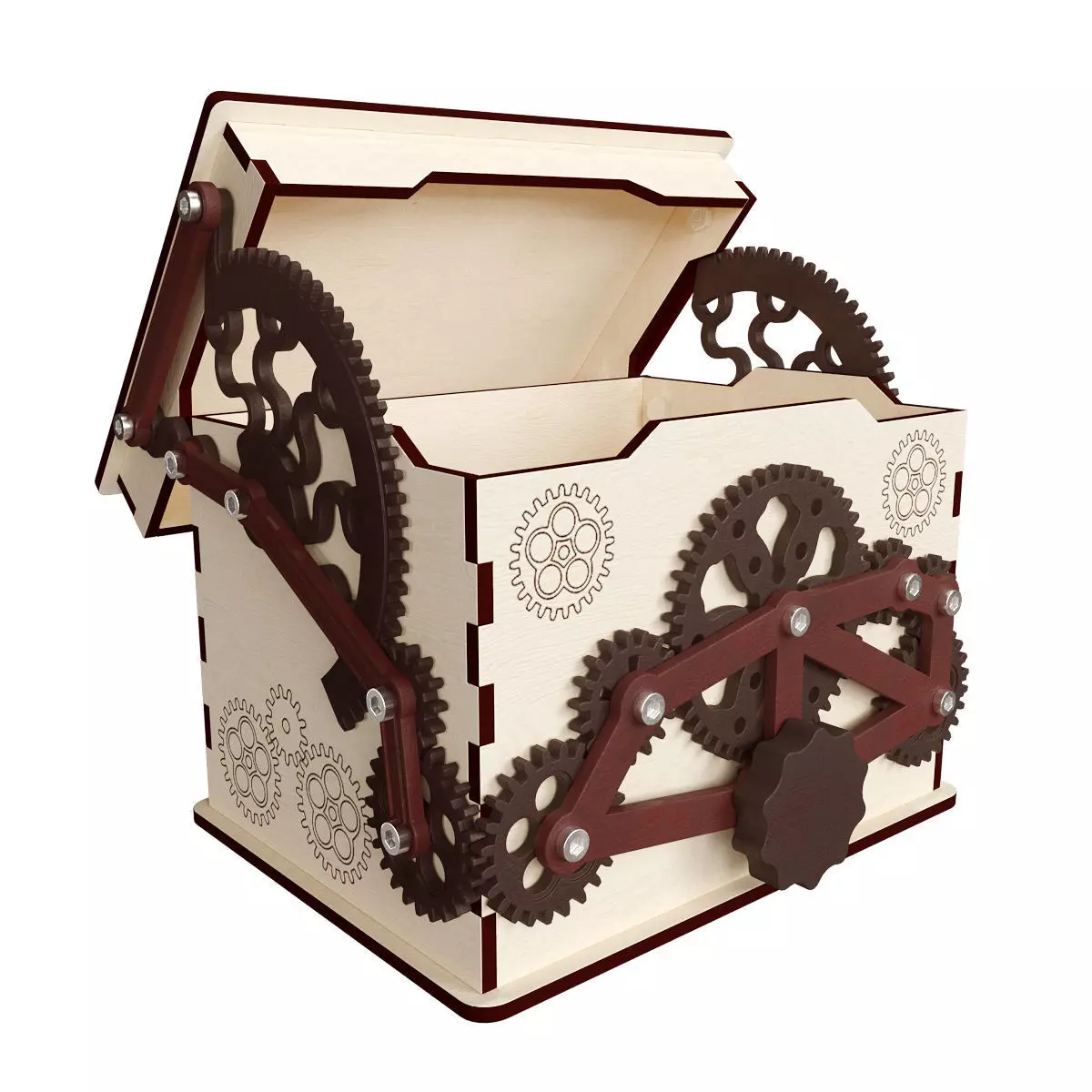 Mechanical box 3D model_0