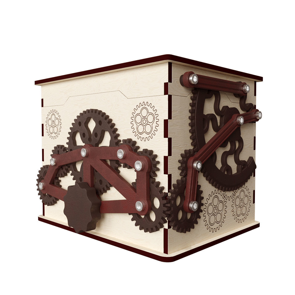 Mechanical box 3D model_1