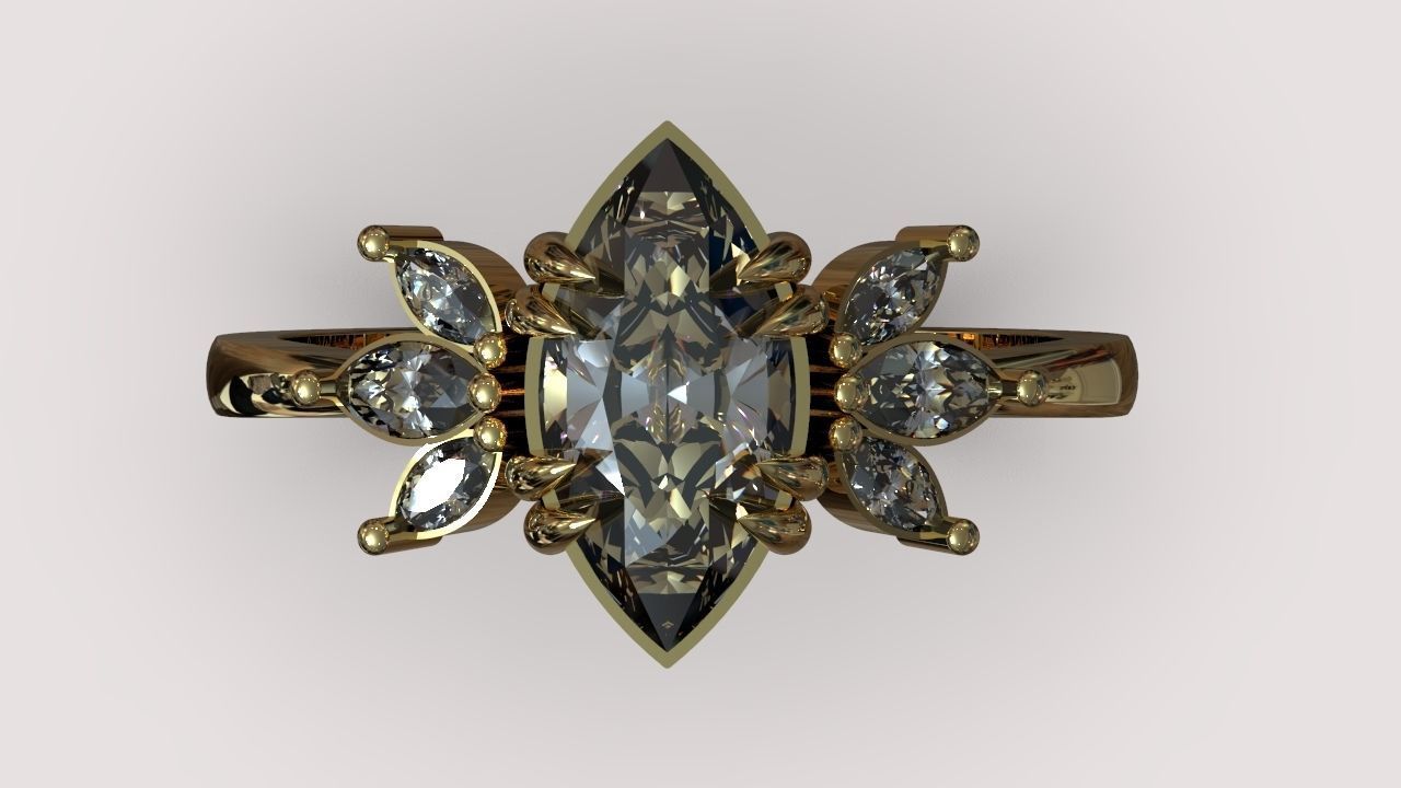 Ring CC Bea 3D print model_1