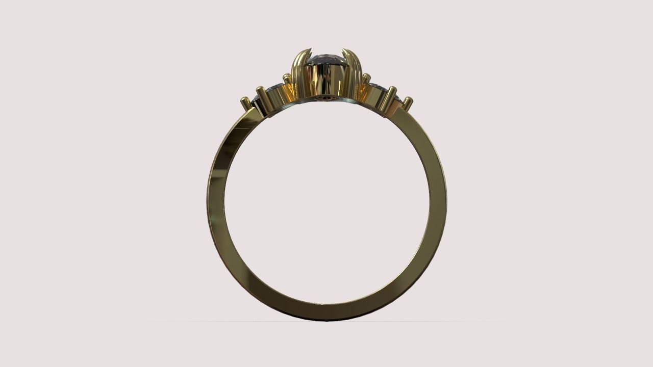 Ring CC Bea 3D print model_3