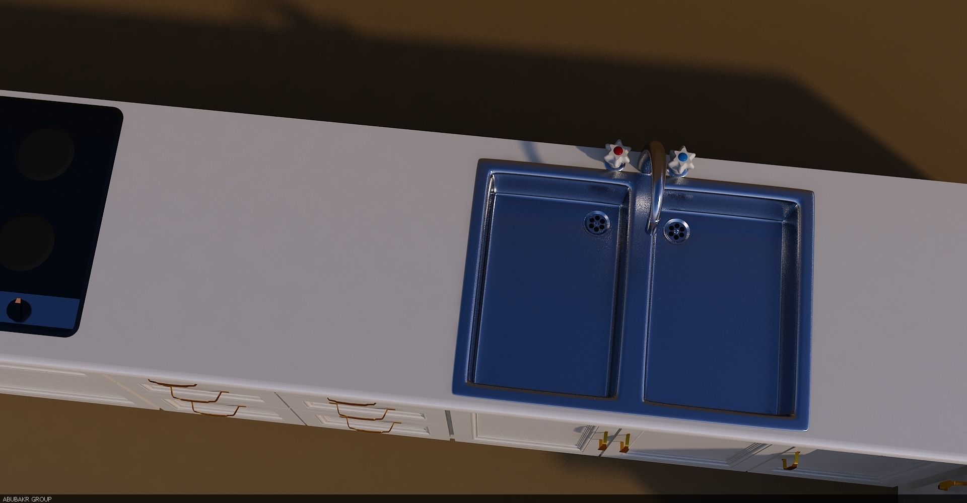 Sink for washing 3D print model_9