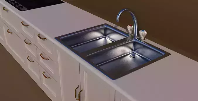 Sink for washing 3D print model Sink for washing 3D print model