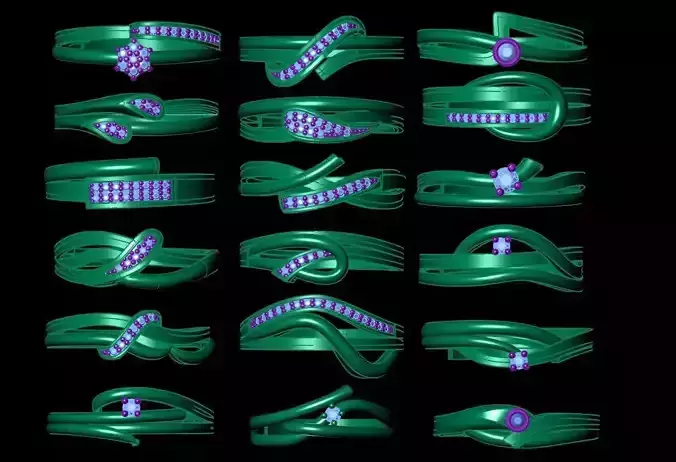 woman ring  ultra light 18 models 