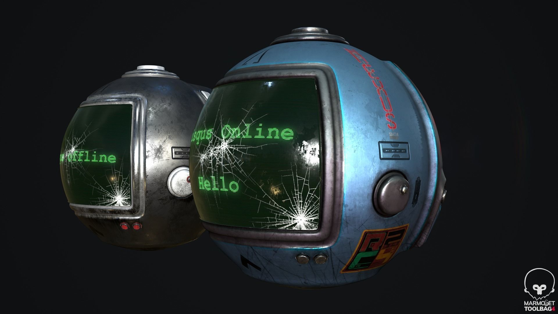 Sci-Fi Drone 3D model_5