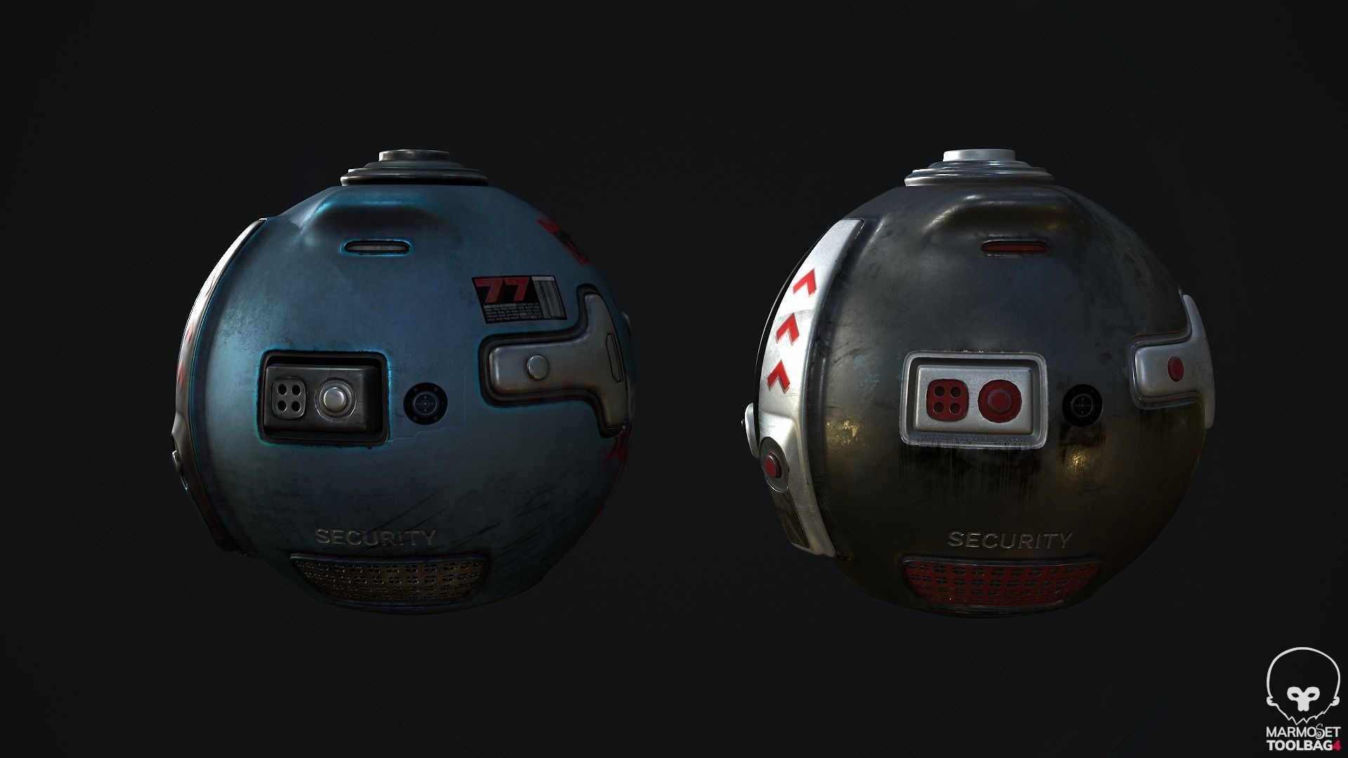 Sci-Fi Drone 3D model_3