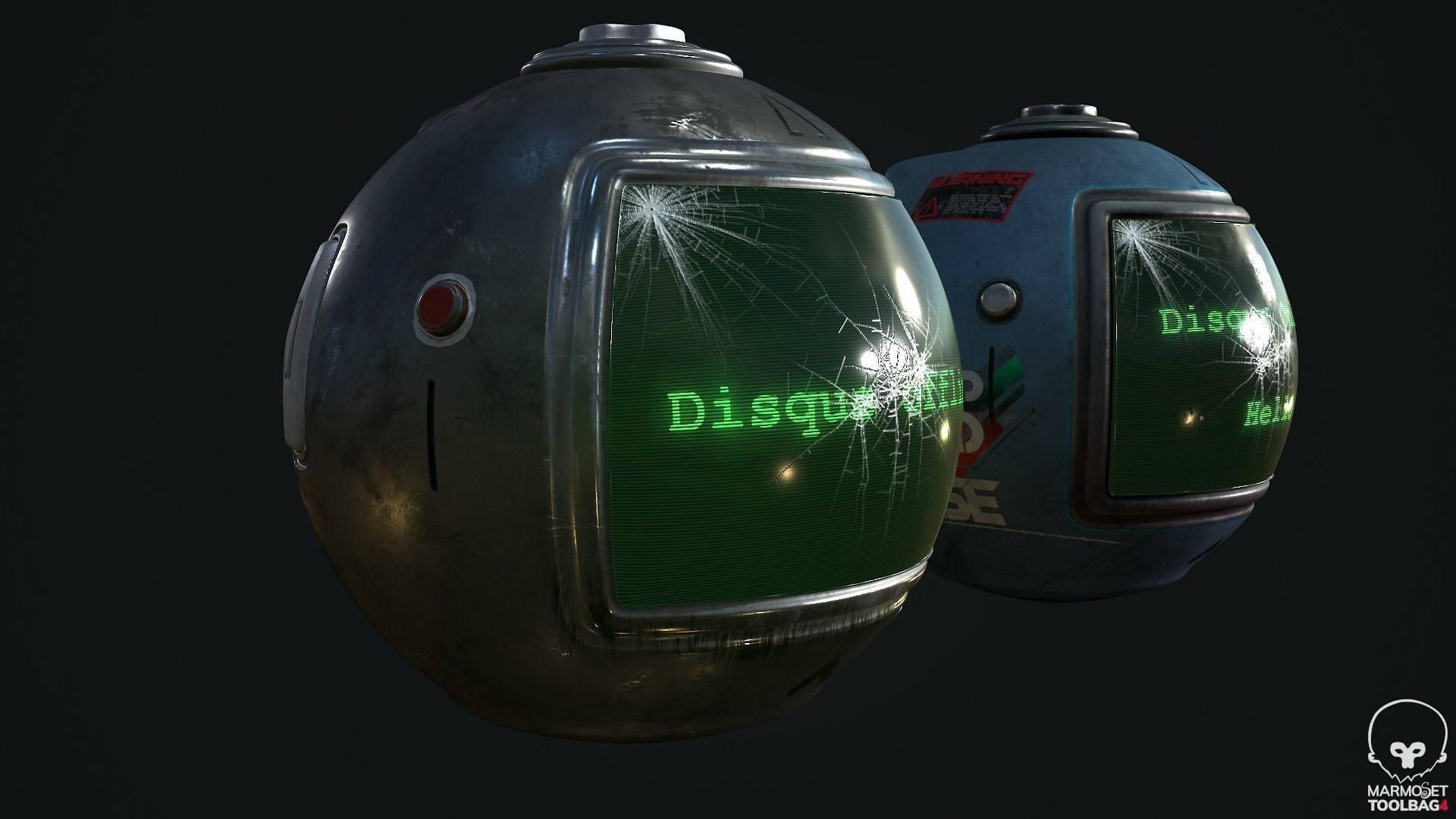 Sci-Fi Drone 3D model_4