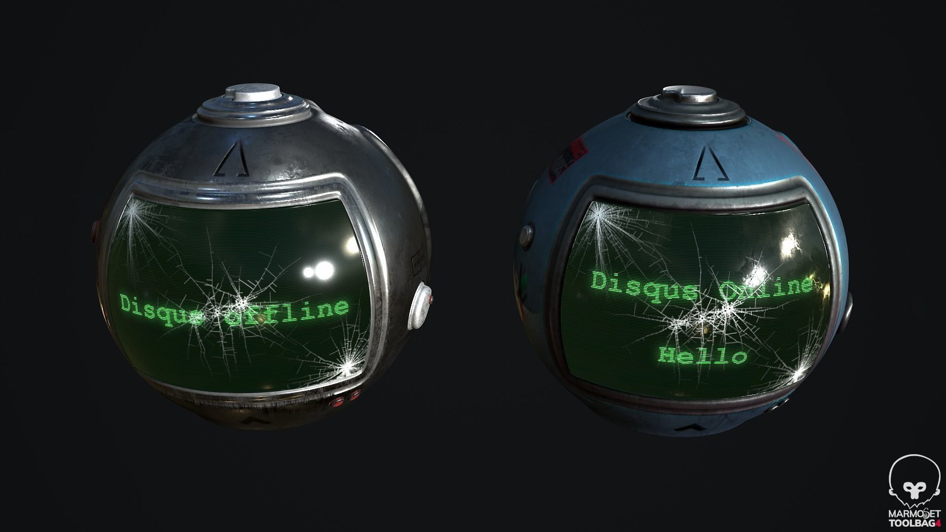 Sci-Fi Drone 3D model_9