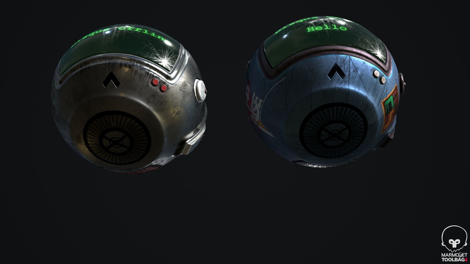 Sci-Fi Drone 3D model_6