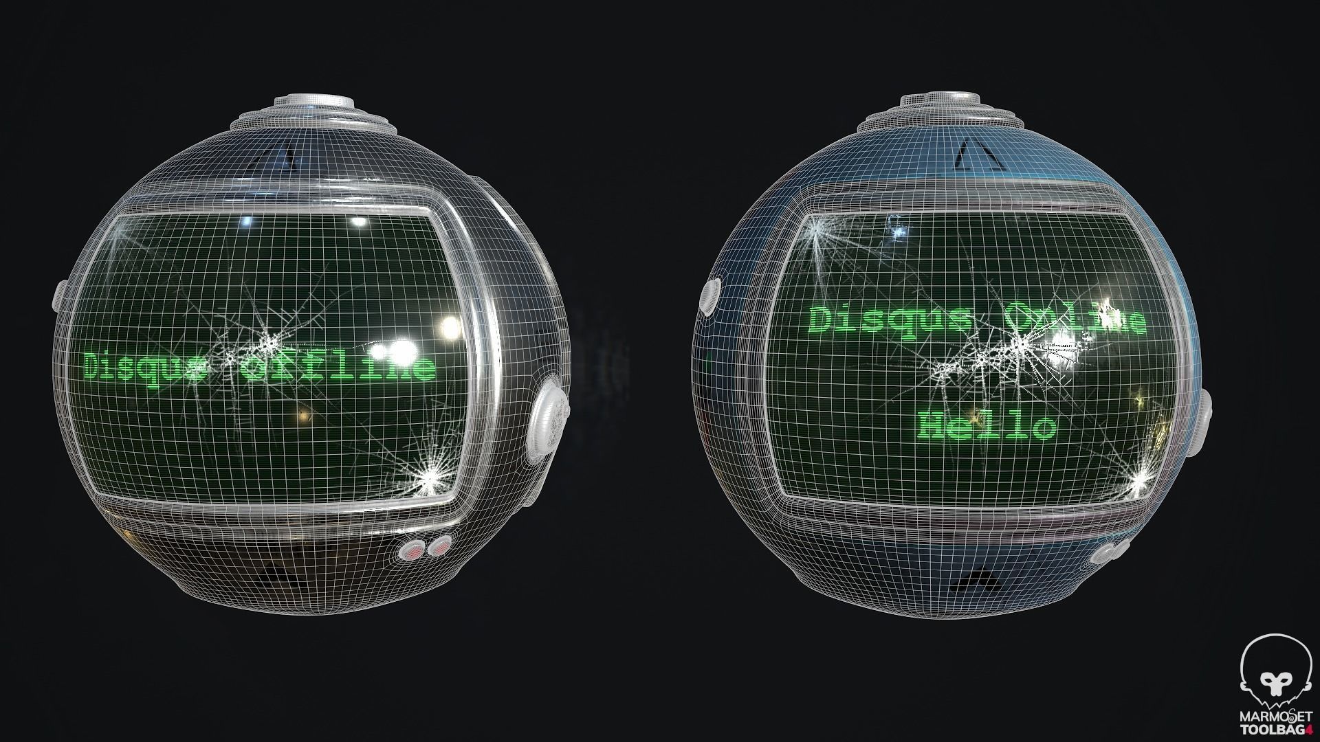 Sci-Fi Drone 3D model_2