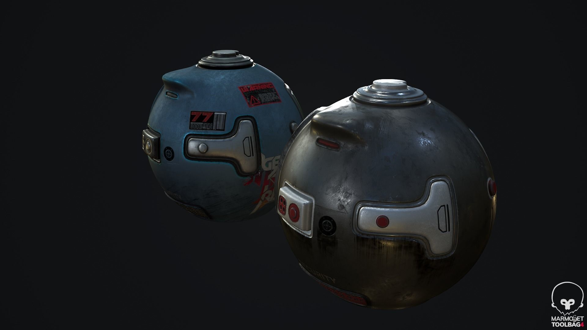 Sci-Fi Drone 3D model_8