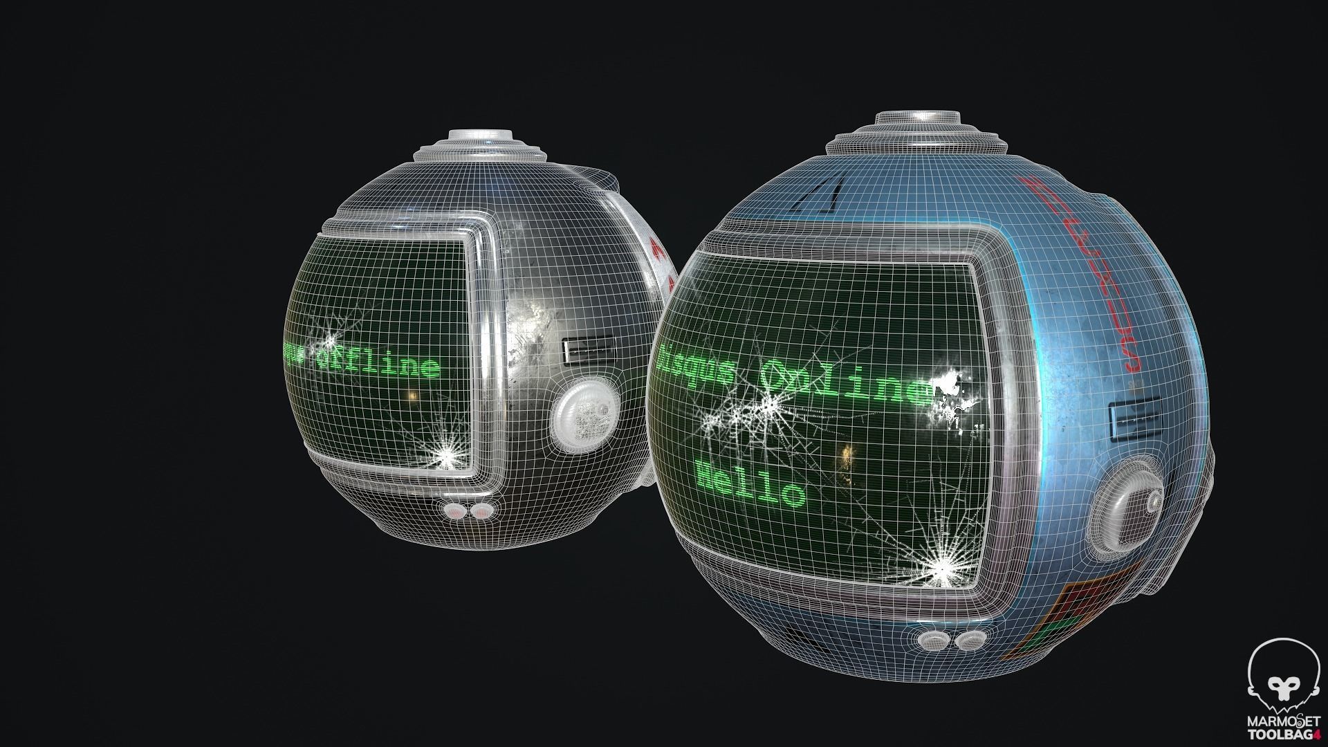 Sci-Fi Drone 3D model_10