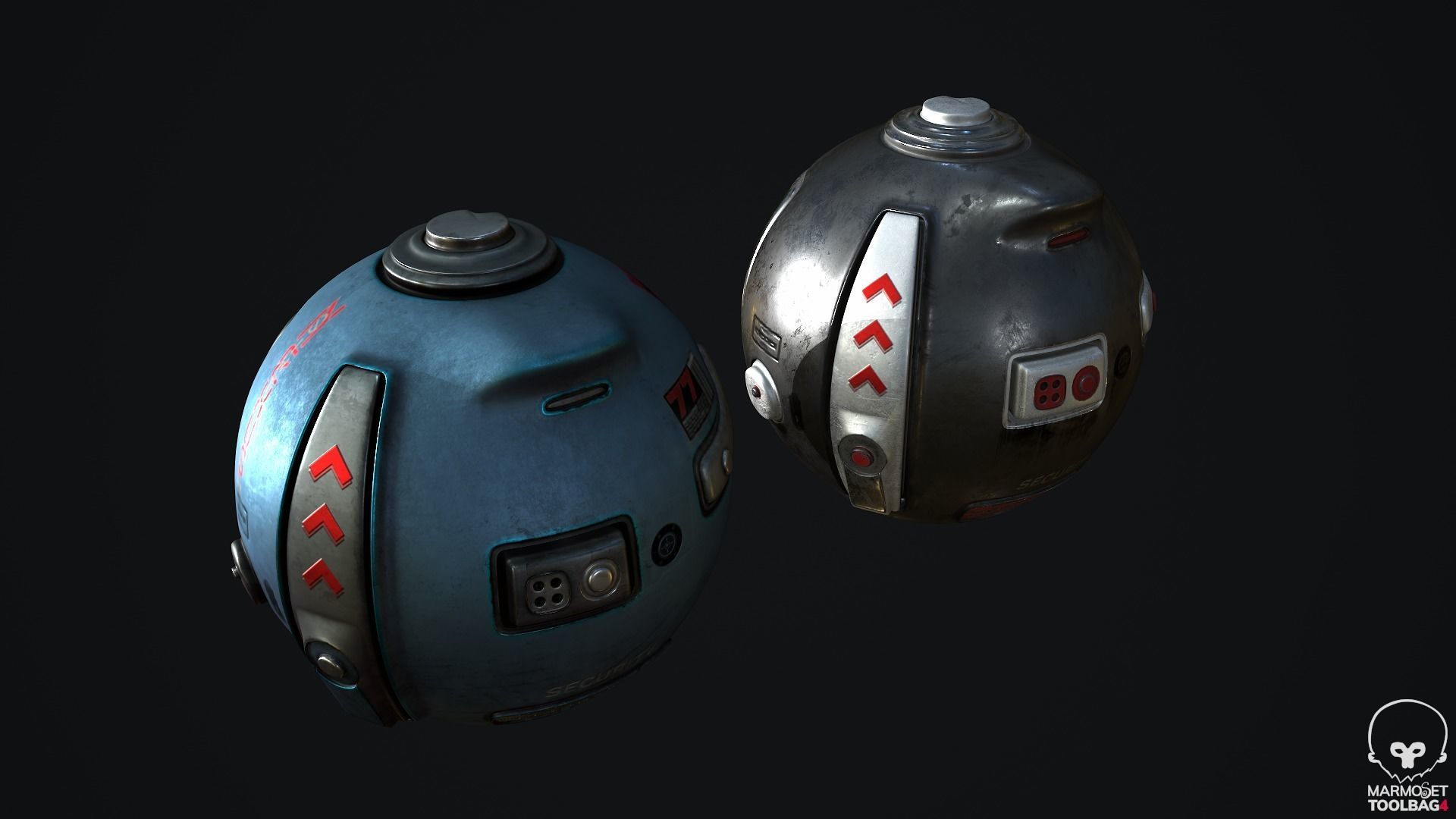 Sci-Fi Drone 3D model_7