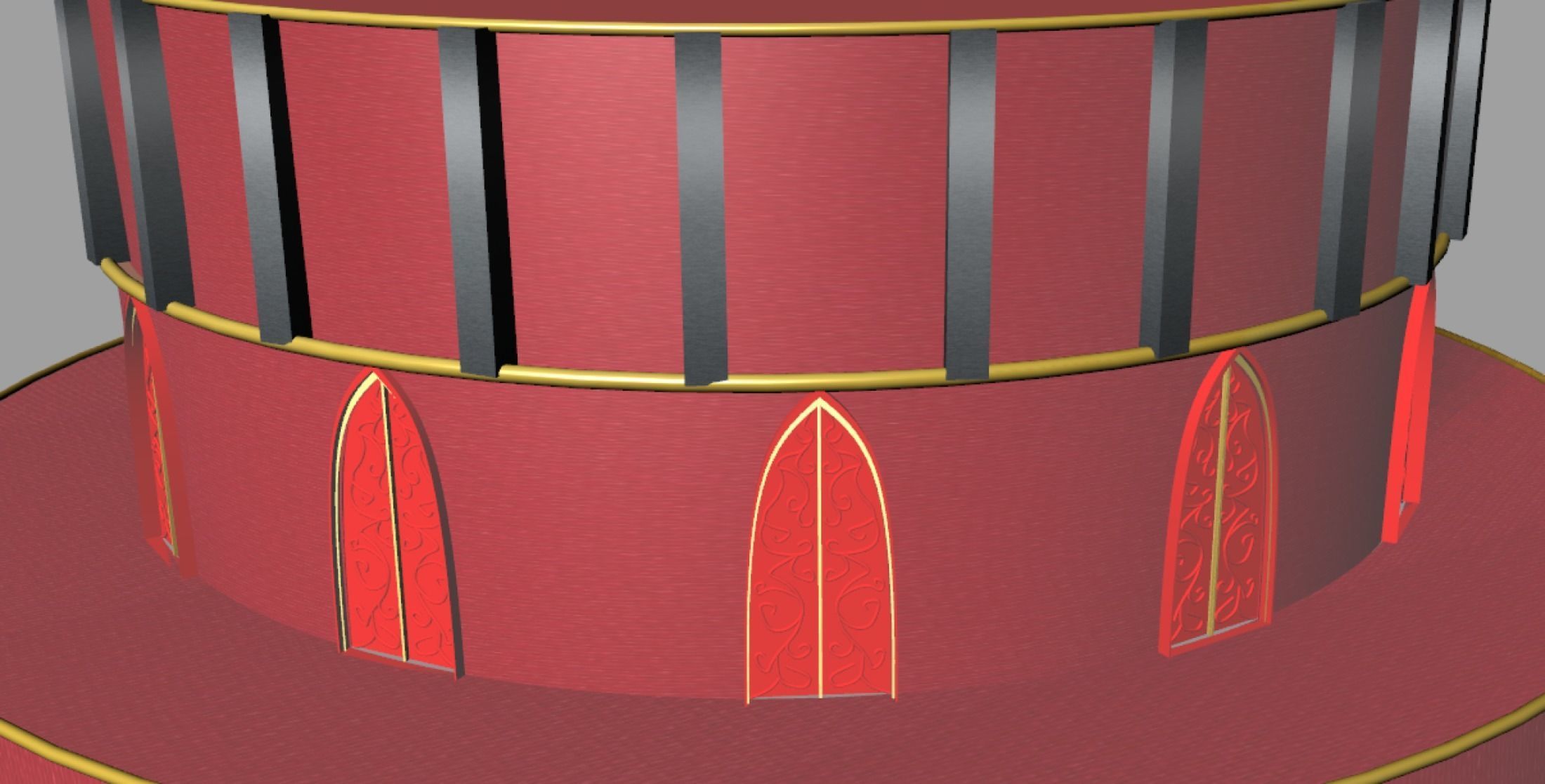 Aincrad SAO model 3d Low-poly 3D model_6