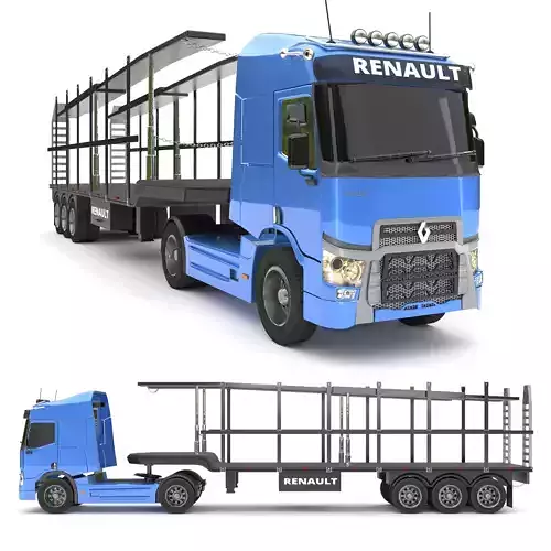 renault truck 3D model