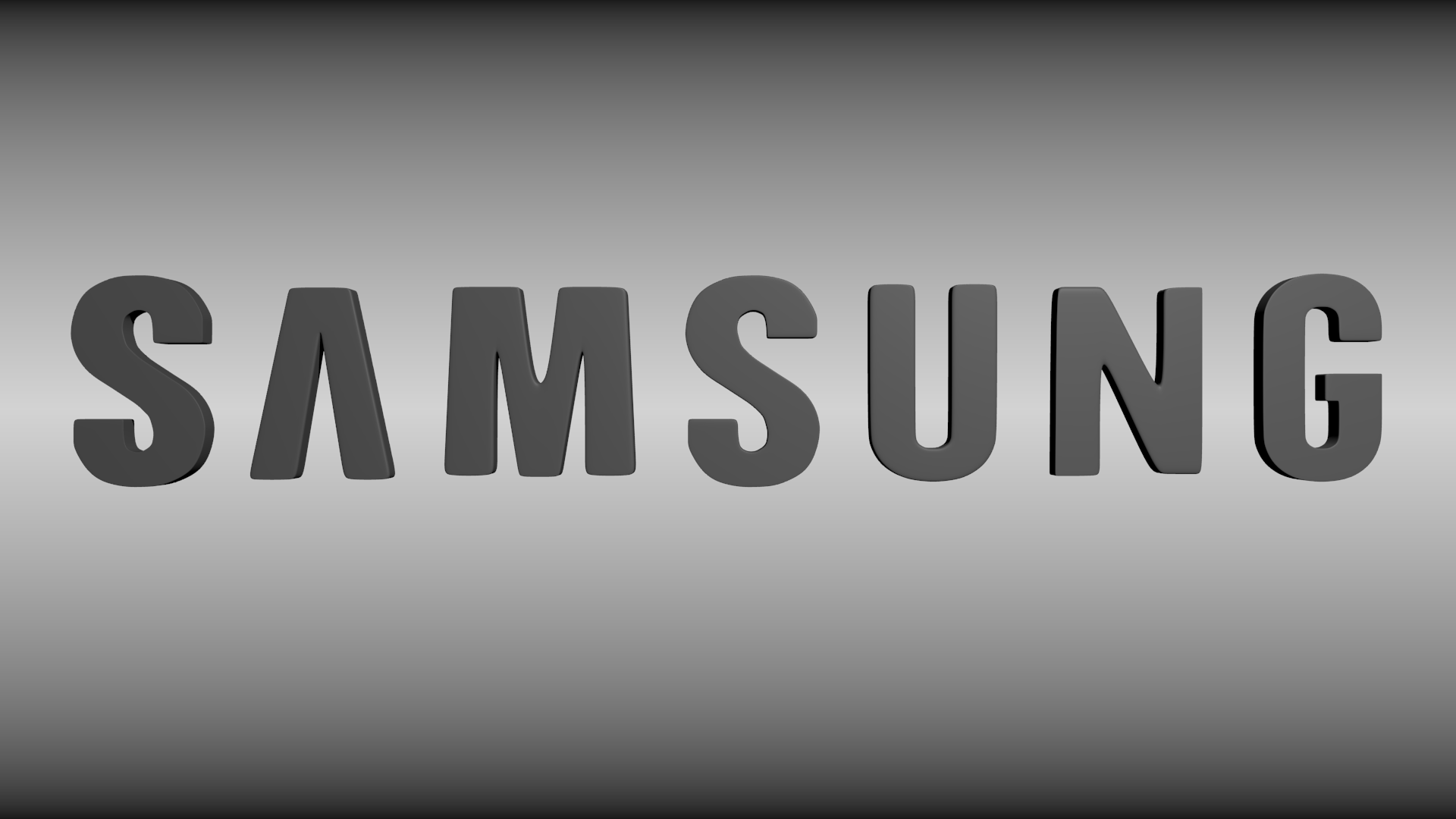 Samsung logo 3D model_1