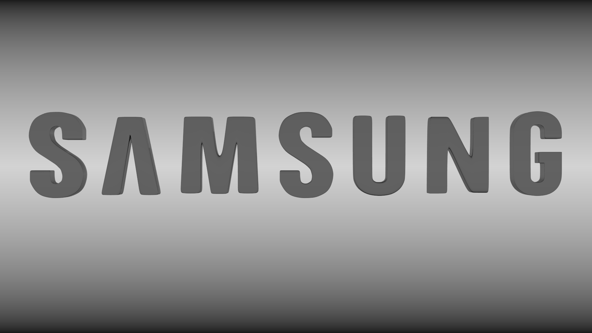 Samsung logo 3D model_2