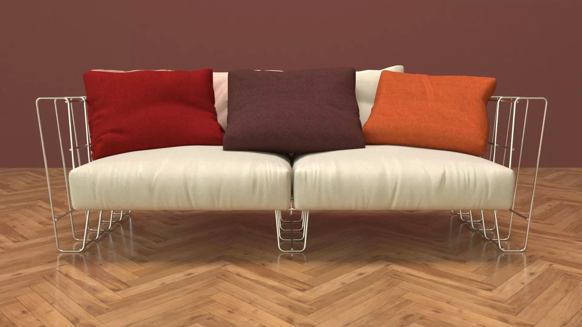 Living Divani 3D Sofa Model Free low-poly 3D model