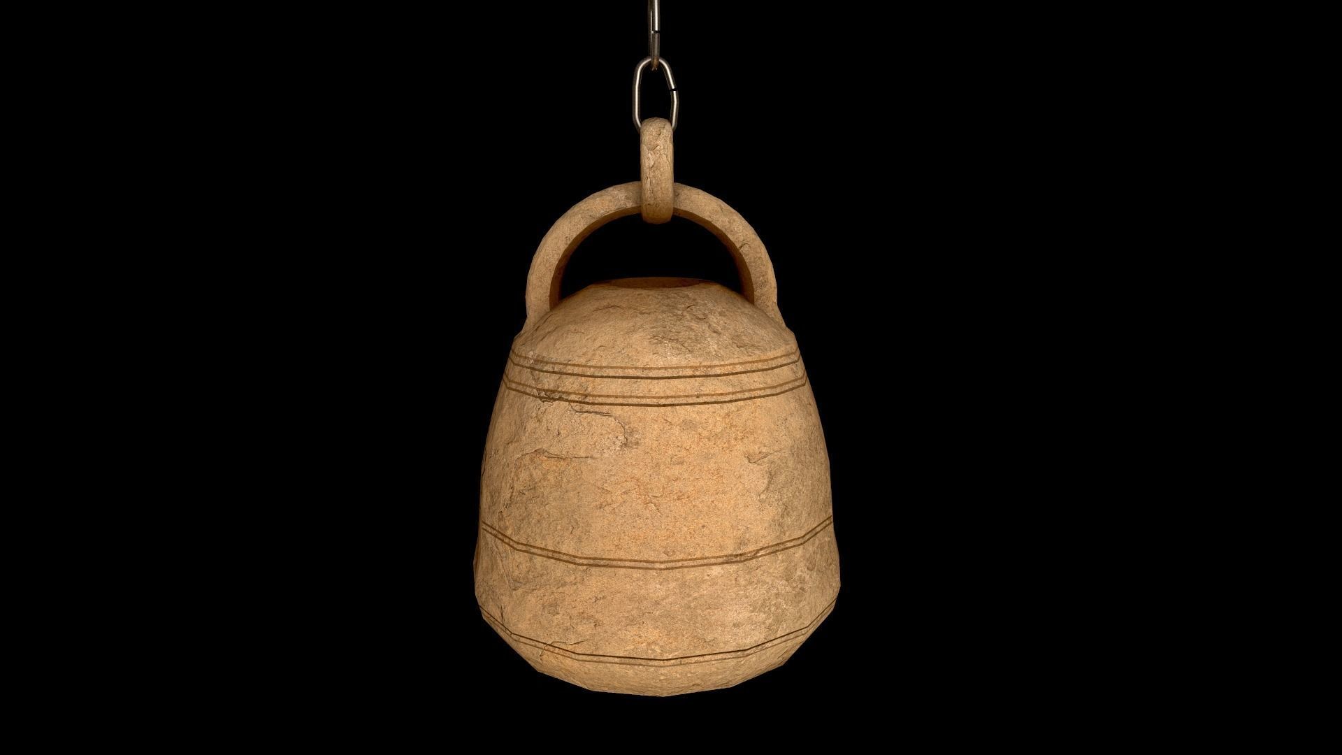 Bird House Low-poly 3D model_6