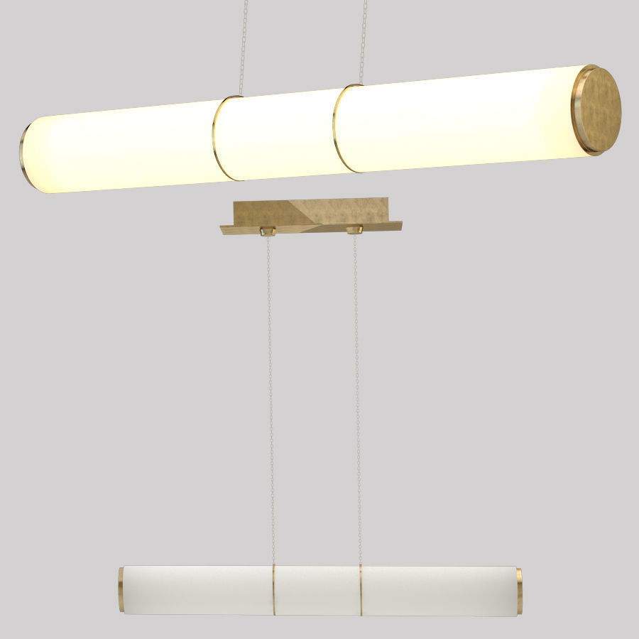 Suspended chandelier from Jason Miller 3D model_0