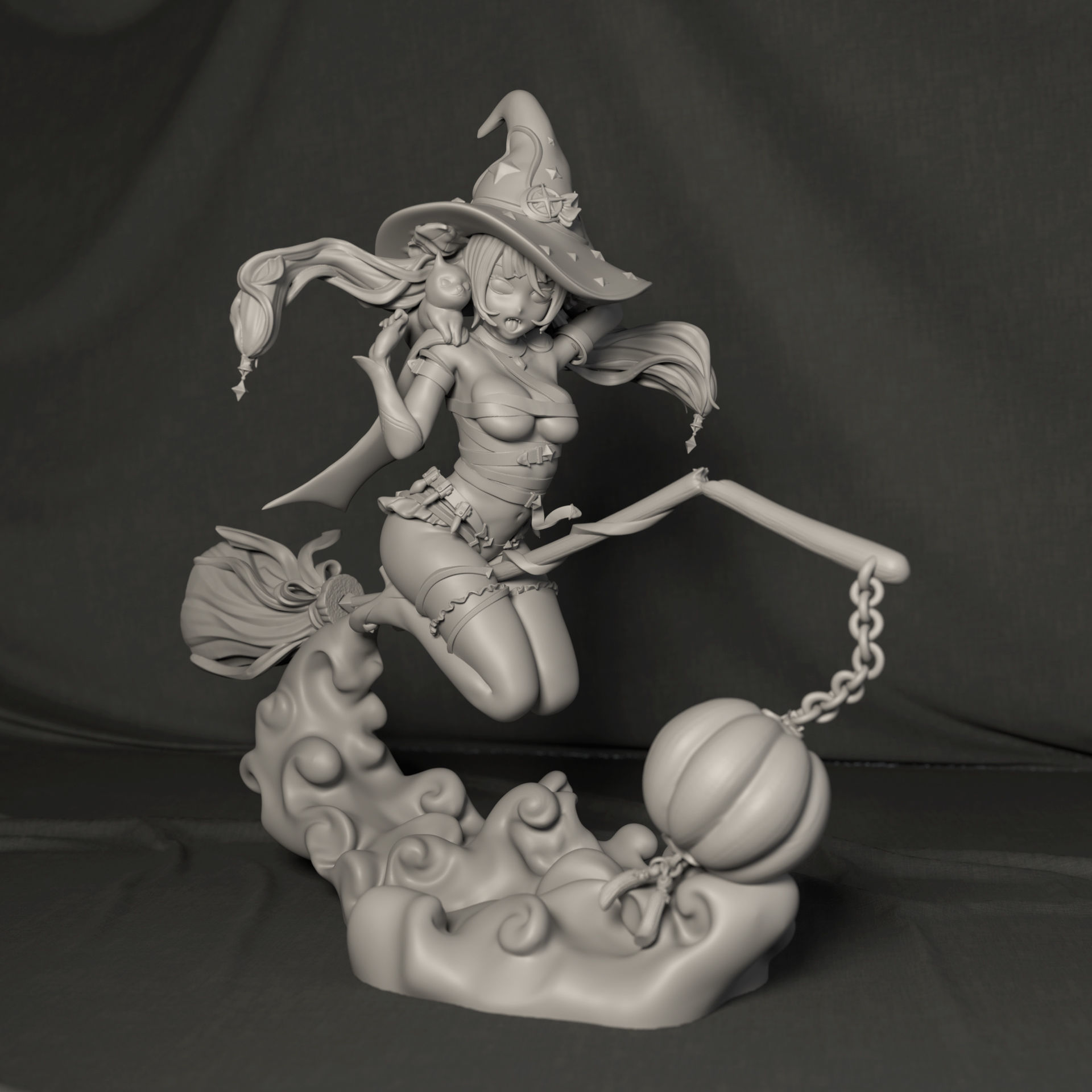 Mona - Genshin Impact 3D print model_1