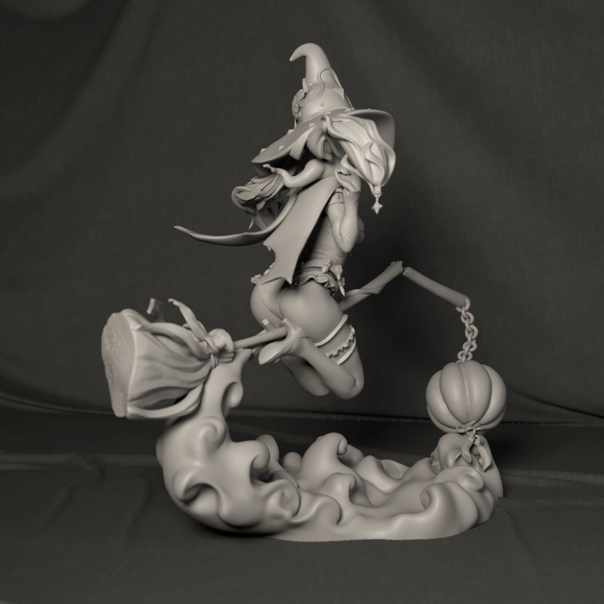 Mona - Genshin Impact 3D print model_4