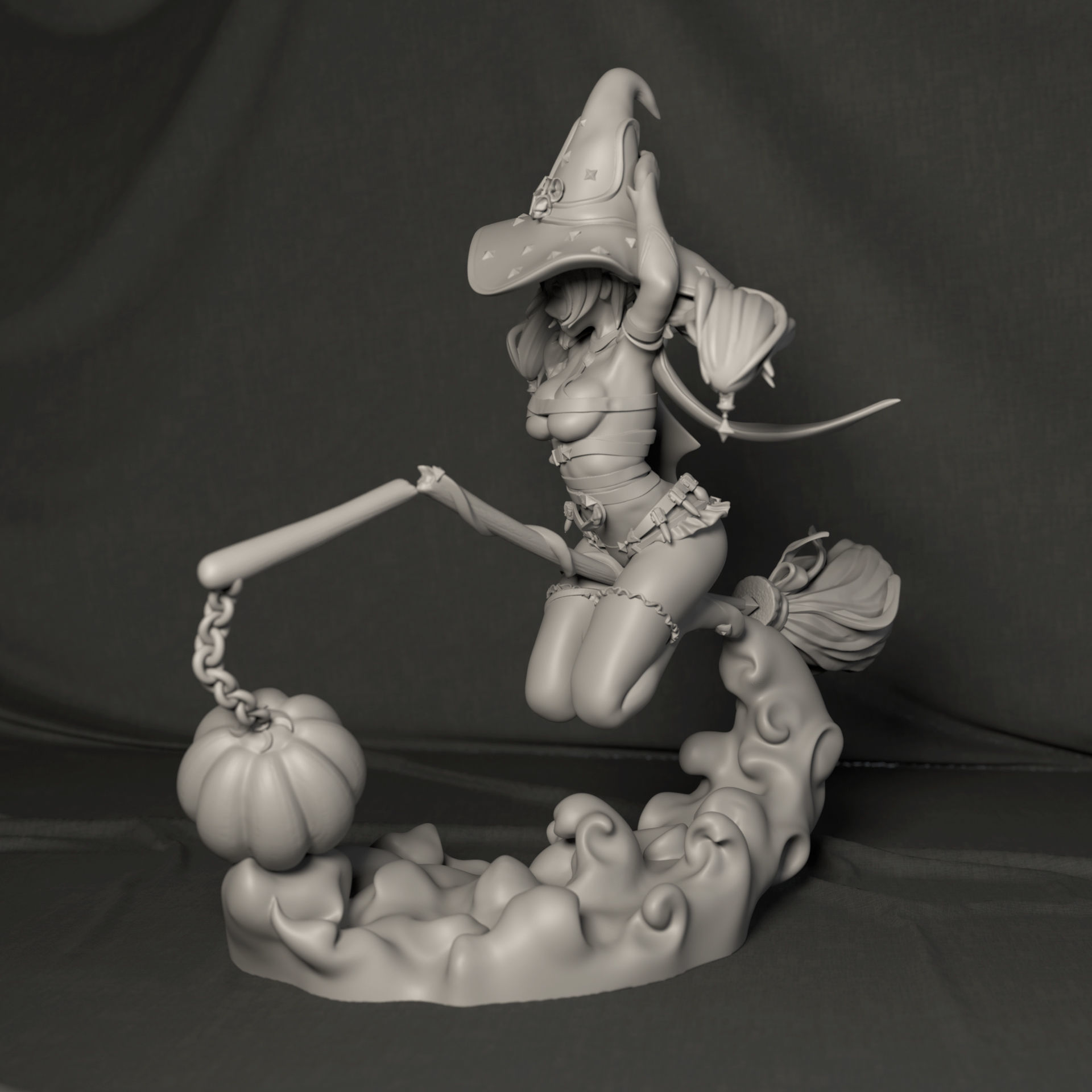 Mona - Genshin Impact 3D print model_2