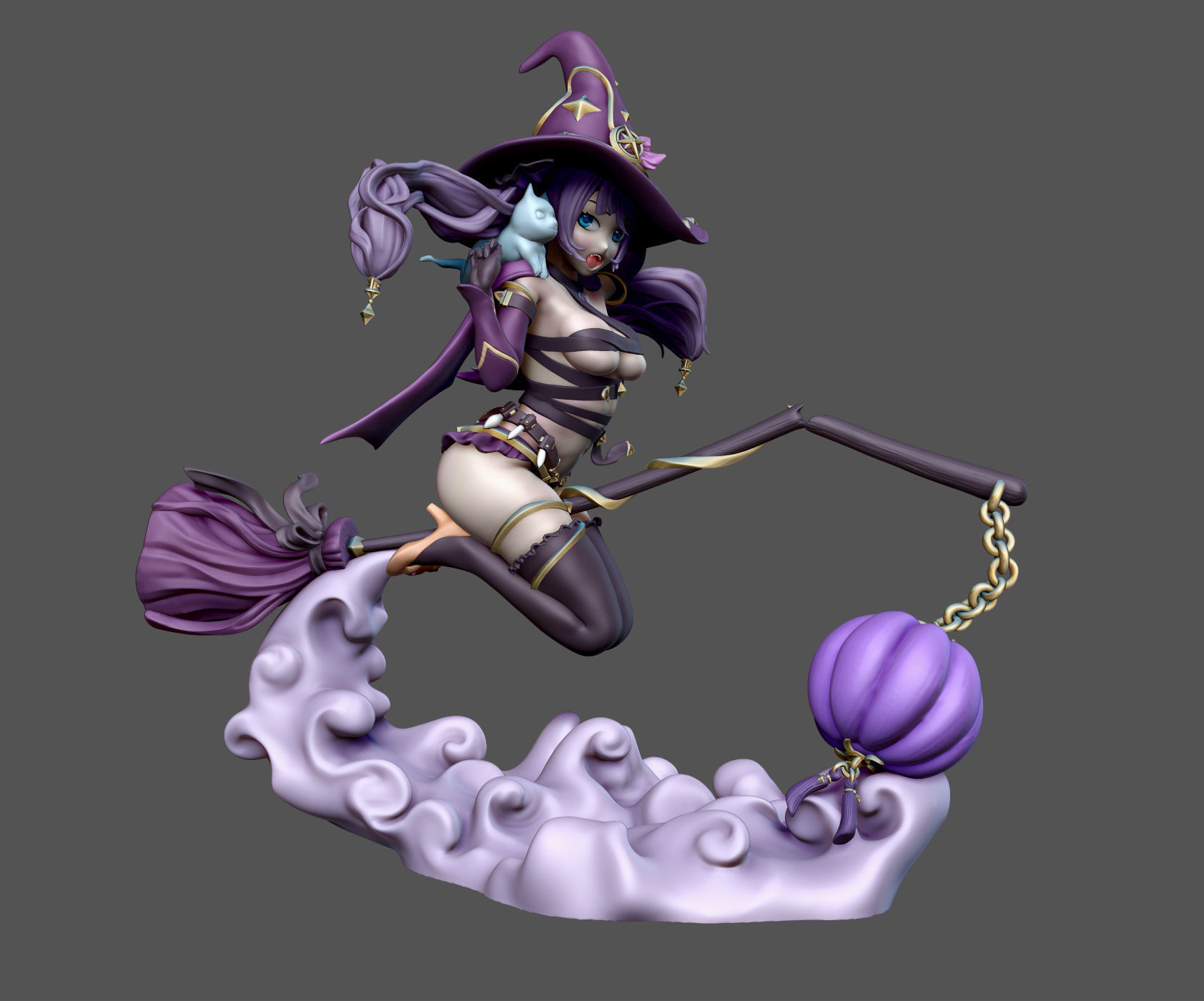 Mona - Genshin Impact 3D print model_8