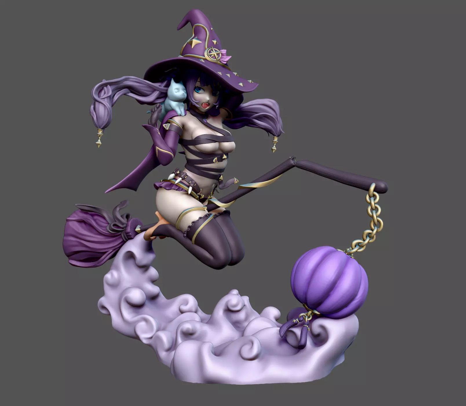 Mona - Genshin Impact 3D print model_0