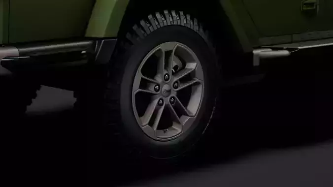 Jeep Gladiator 75th Anniversary 2018 wheel